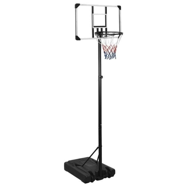 vidaXL Basketställ Transparent 235-305 cm Polykarbonat 93654