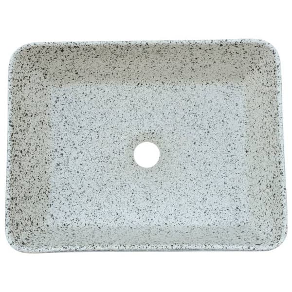 vidaXL Grå-blå rektangulär handfat 46x35,5x13 cm keramik 155072