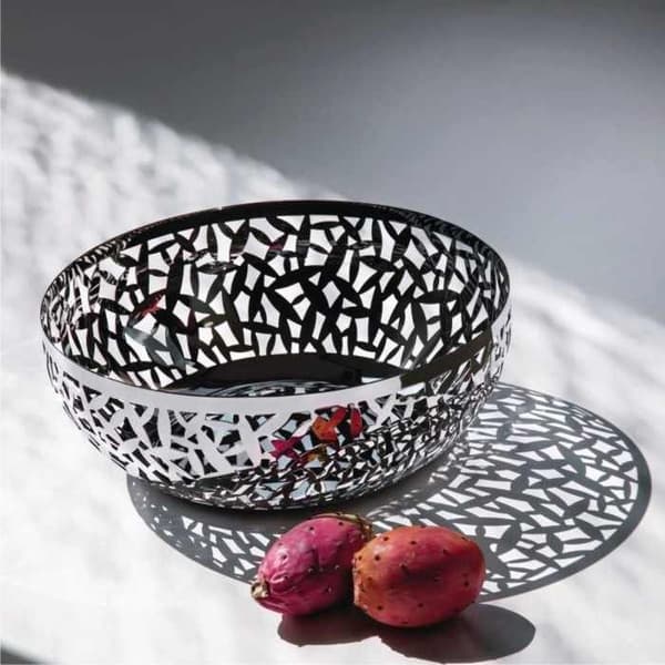 Fruktskål - Alessi - Kaktus - Rostfritt stål 18/10 - 21,1 cm - Elegant design