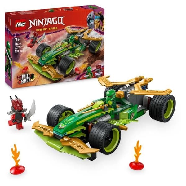 LEGO NINJAGO 71828 Lloyd's Pull-Back Race Car - Byggleksak