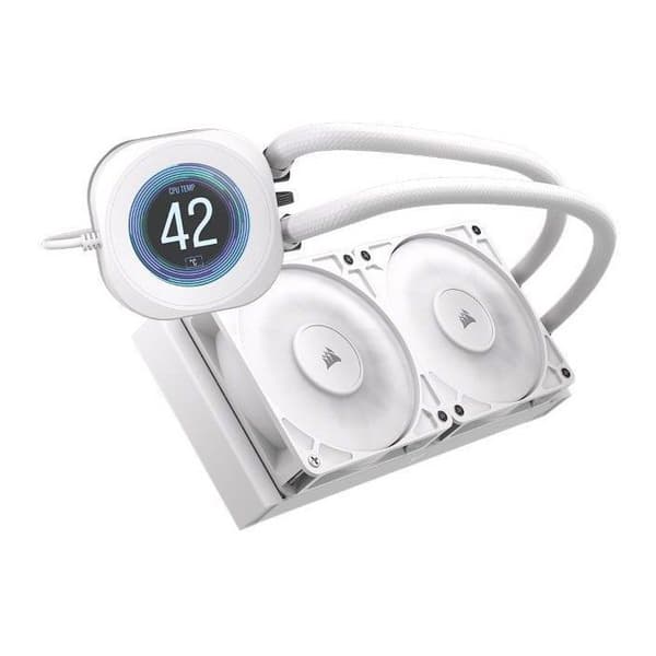 Vattenkylning Corsair Nautilus 240 RS LCD - Vit - 240 mm