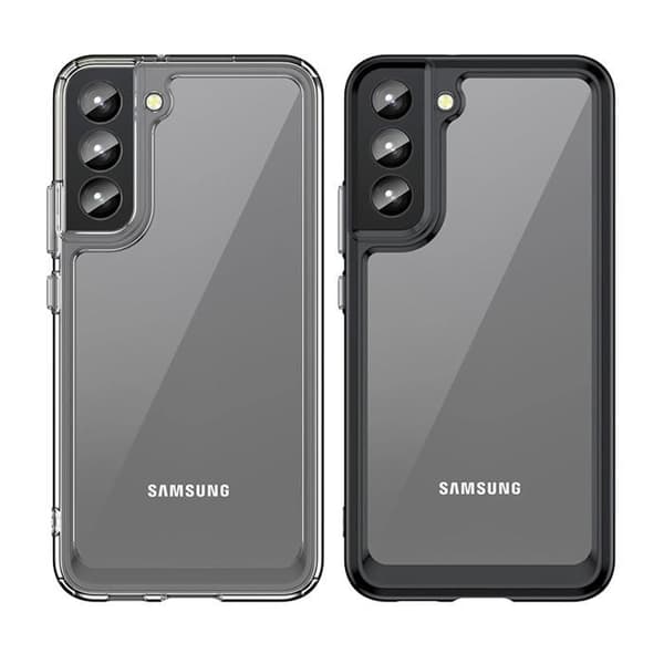 Coque - HURTEL - Yttre rymden - Samsung Galaxy S22+ - Styv - Transparent - Stöt skydd