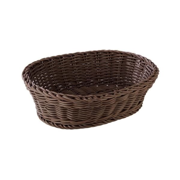 Aps - Profi Line Oval Bin 25 x 19 cm Brun