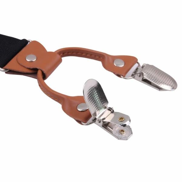Breteller GUCHOL herr brun 70% polyester 30% elastan, 4 justerbara clips 47 tum