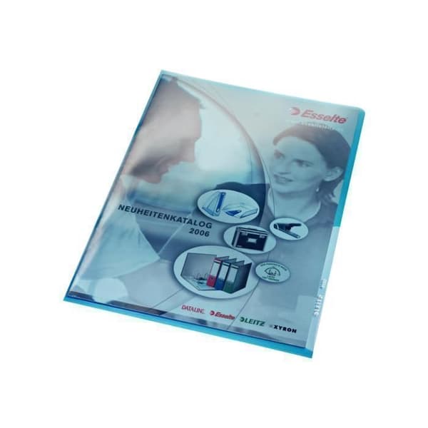 Leitz Premium Pocket-hörn A4 för 40 ark transparent blå