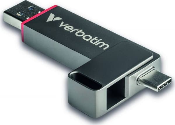 Extern hårddisk - Verbatim - Dual QuickStick - 1 To - USB-A/C - 3.2 Gen1