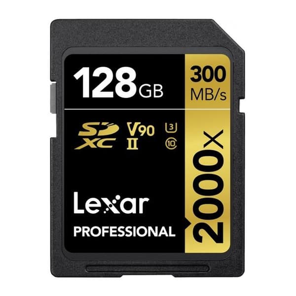LEXAR SD-kort Pro 128 GB 2000X 300 MB/s