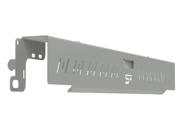 Multipris - STALFLEX - B-RLF19-1UG - LED-panel 19 - 1U - Grå - Inomhus