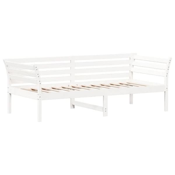 vidaXL Dagbädd, Fällsäng, Gästsäng, Möbel för Vardagsrum Sovrum, Modern, Vit 90x200 cm 842871