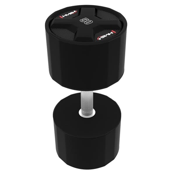 Polyurethanhantel HPC 50 kg - halkfri kromad stång