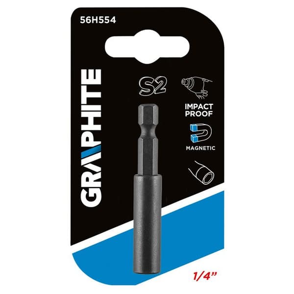 Pulverladdare - GRAPHITE - 60 mm - Stål S2 - Magnetspets - Såld styckvis