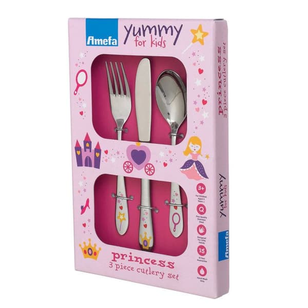 Coffret 3 bestick barn prinsessa - Amefa