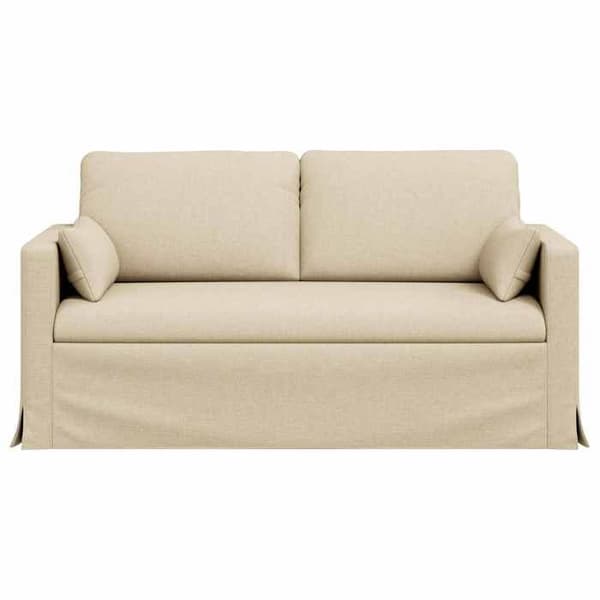 Soffa - VIDAXL - 159 x 78 x 80 cm - Kräm - Metallram - Ergonomisk modulär