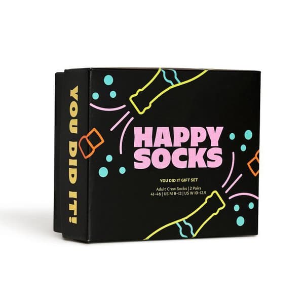 Happy Socks Strumpor Unisex - Mönster, 2-pack, Presentset