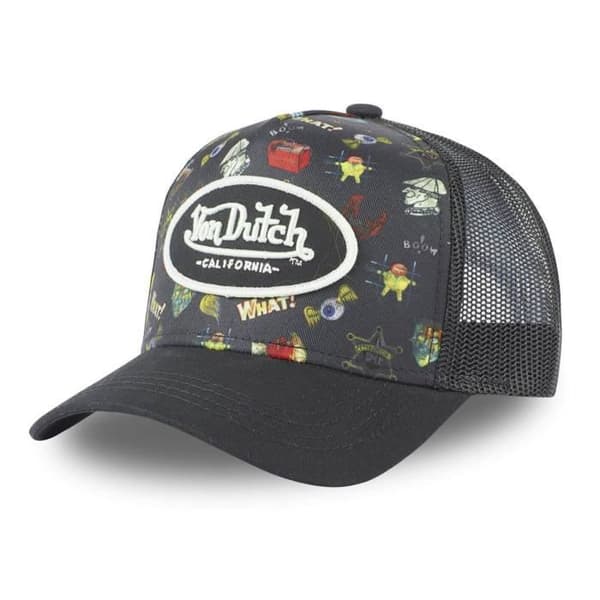 Tatoo Trucker Keps - VON DUTCH - Herr - Svart - Bomull