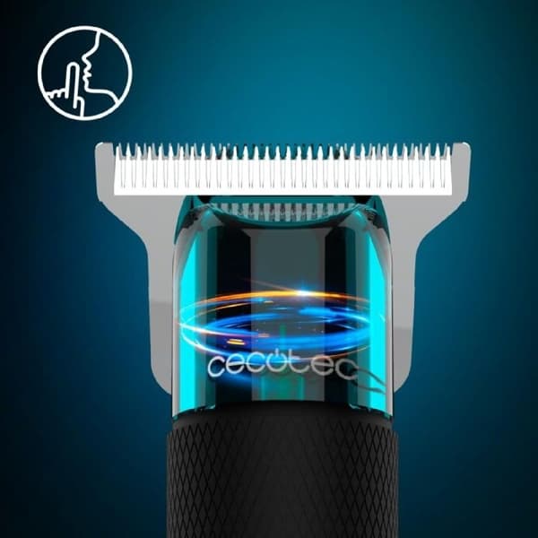 Cecotec Professionell hår- och skäggtrimmer Bamba PrecisionCare Profiling, Högpresterande skärblad