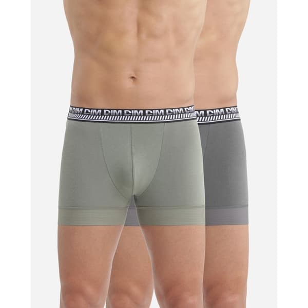 Set om 2 boxers i bomull 3D Flex Stay and Fit