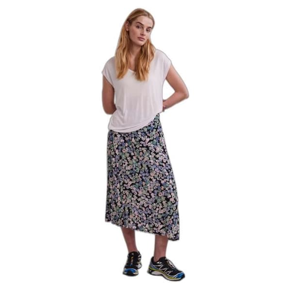 T-shirt dam Pieces Billo - Klar vit - M