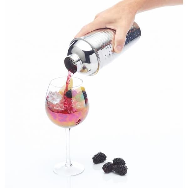 BarCraft cocktailshaker Cobbler 700 ml rostfritt stål silver