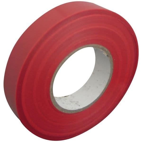 Isolerande tejp - ELECTRALINE - 19mmx25m - Röd