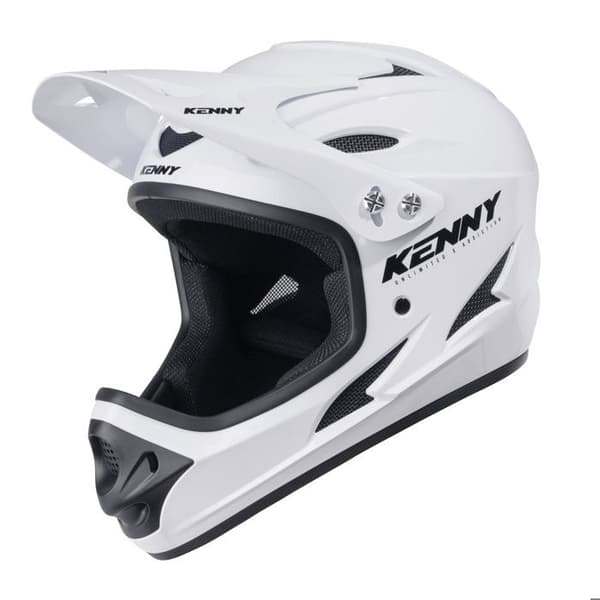Kenny Down Hill Solid motocrosshjälm - vit