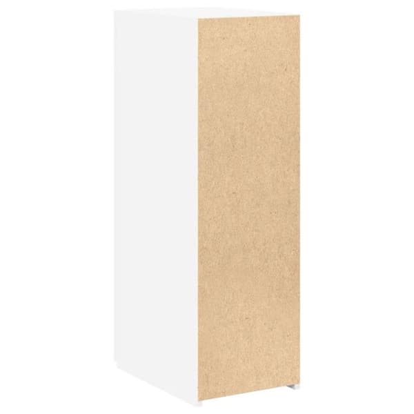 vidaXL Buffé vit 30x42,5x93 cm ingenjörsträ 846271