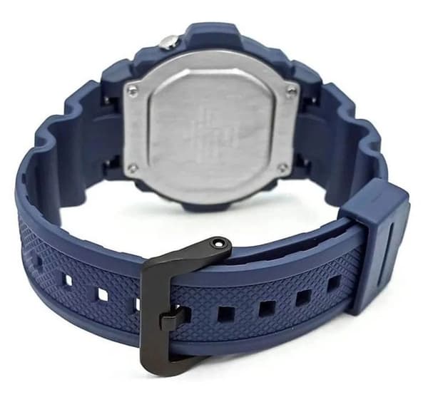 CASIO W-219H-2AVEF Herrklocka - Kvarts - Digital - Blå plastrem - 5 ATM vattentät