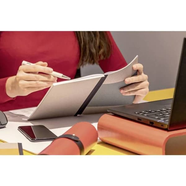 Linjerad anteckningsbok - SIGEL - Quicknote SN100 - Gul - 100 sidor - FSC-certifierad