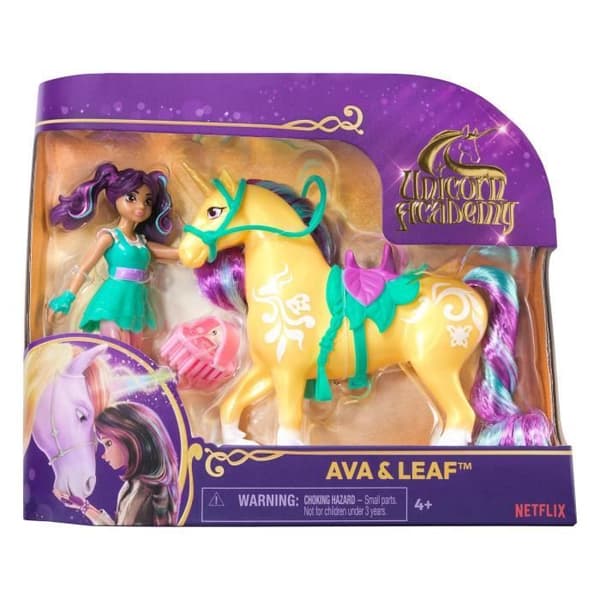 SPIN MASTER UNIHORN BOX AND LEAF AND AVA DOLL Unicorn Academy