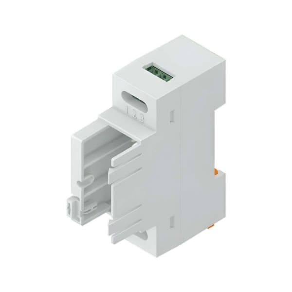 DIN-skena V3 Version Power-hölje för elektriska moduler 14A IP20 NODON Vit