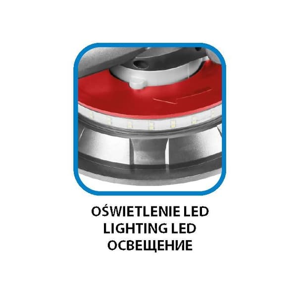 Gipsputs - GRAPHITE 900W - 180 mm - LED - Trådbunden