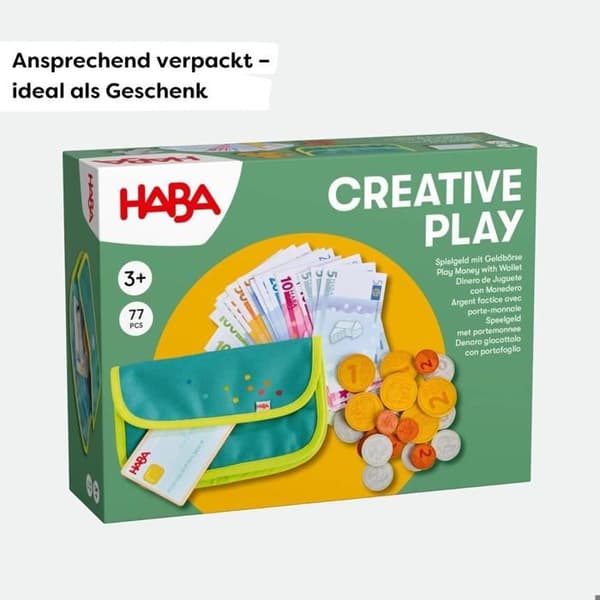 Kreativ Lek - Argent Factice med Plånbok