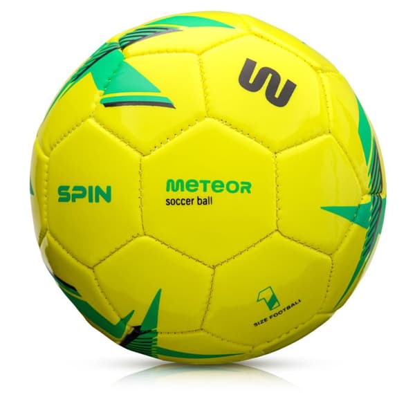 Fotboll - METEOR - Spin - 32 paneler - Storlek 1 - Gul