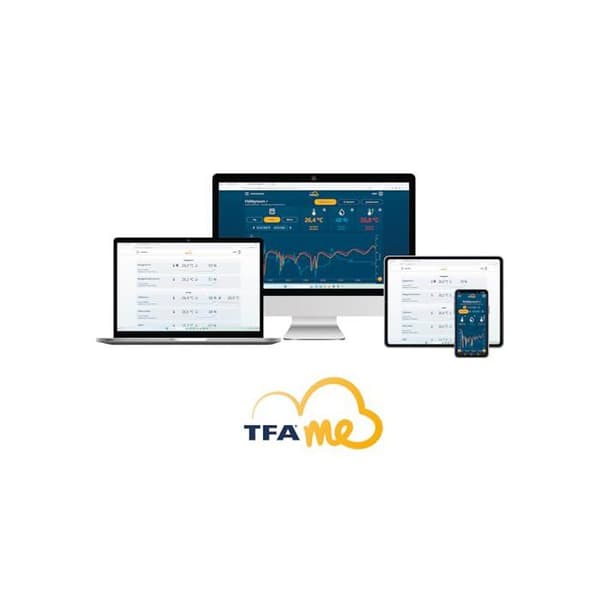 Wi-Fi väderstation - TFA Dostmann - Professionella väderprognoser - 4 dagars prognoser