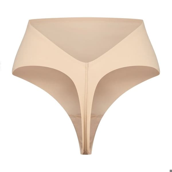 String midja hög rygglös kvinna Bye Bra - beige