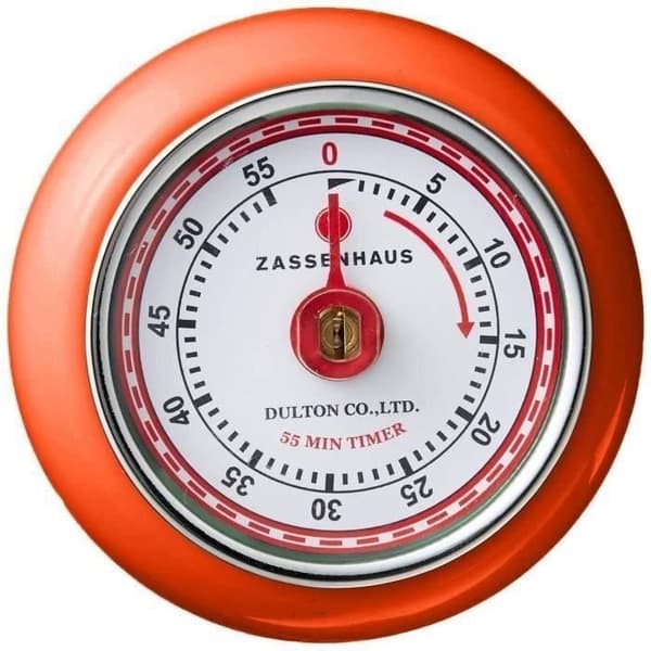 Köks timer - GLOP STUDIO - Hastighet - Orange - Mekanisk - Ø 7 cm