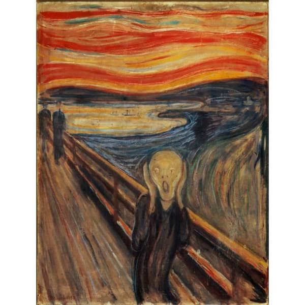 1000 bitars pussel Clementoni - Museum Munch The Scream