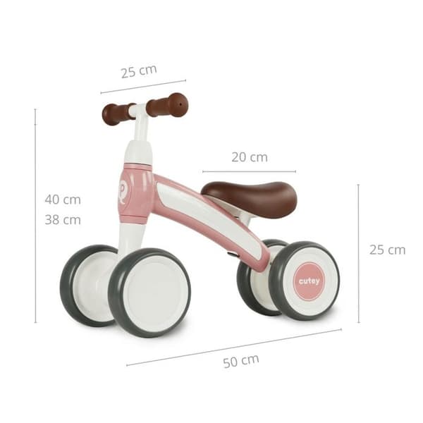 Porteur Cutey Retro Rosa