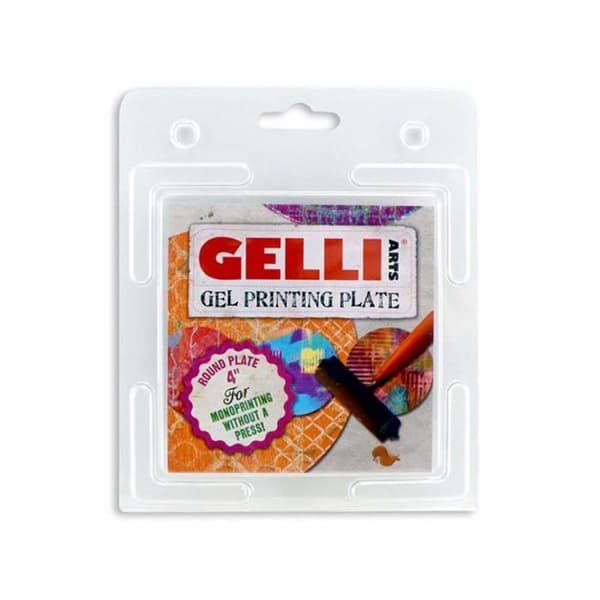 Tryckplatta - Gelli arts - GL4ROUND - Akryl - Transparent - 20,3 cm