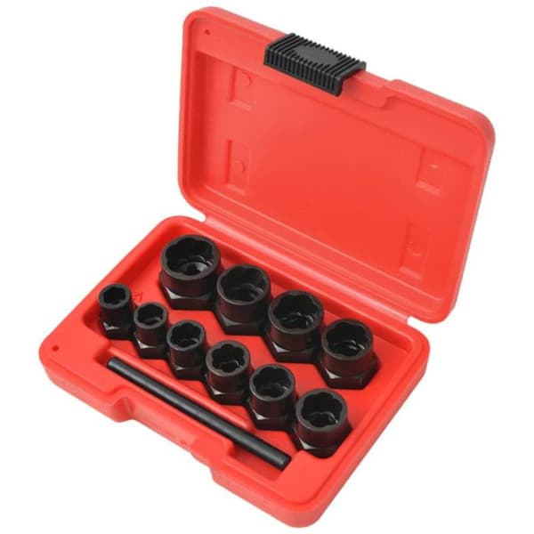 vidaXL Skadad Bult/Mutter Extractor Kit Stål 11 st