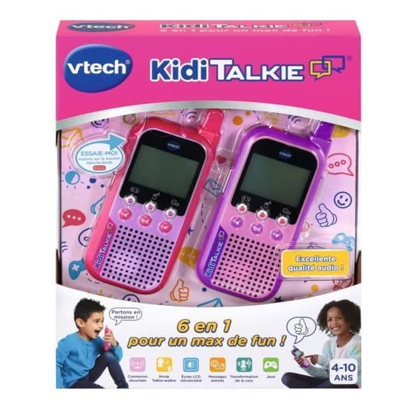 VTECH - Kidi Talkie - Rosa & Lila