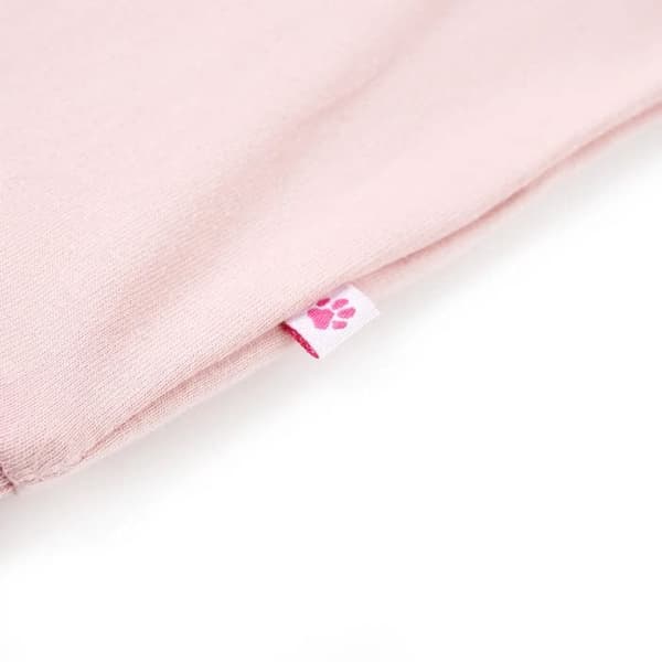 Ljusrosa sweatshirt för barn 92/104/116/128/140