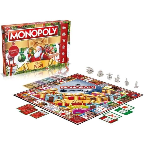 MONOPOLI JUL - Brädspel - VINNANDE RÖR