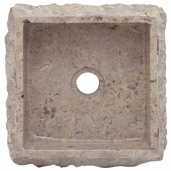 Grå Tvättställ - VIDAXL - 30x30x13 cm - Marmor