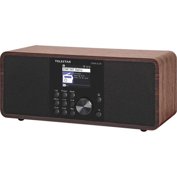 Telestar DIRA S 24i Internet bordsradio - Brun - DAB+, FM, Bluetooth, DLNA, USB, WiFi