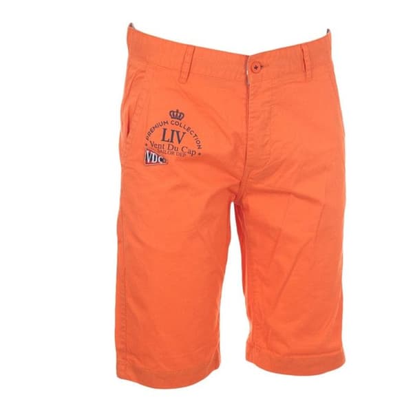 Bermuda kille - VENT DU CAP - ECANARY - 100% bomull - Orange - Knappade bakfickor