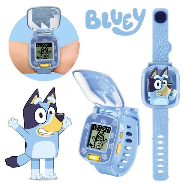 Multifunktionell lärande klocka - VTech - Bluey - Lärande spel - Timer - Alarm - Nedräkning