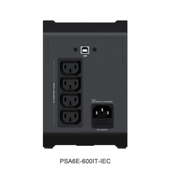 Vertiv PSA6E-600IT-IEC Svart