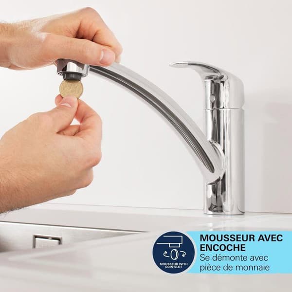 GROHE QUICKFIX Ettgrepps kökskran Diskbänk Start Chrome 31138002