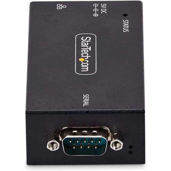 Serie till Ethernet-adapter - STARTECH - 1 Port - Metallchassi - Fjärrhantering - RS232